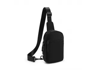 Черна чанта за през гърди - Polam