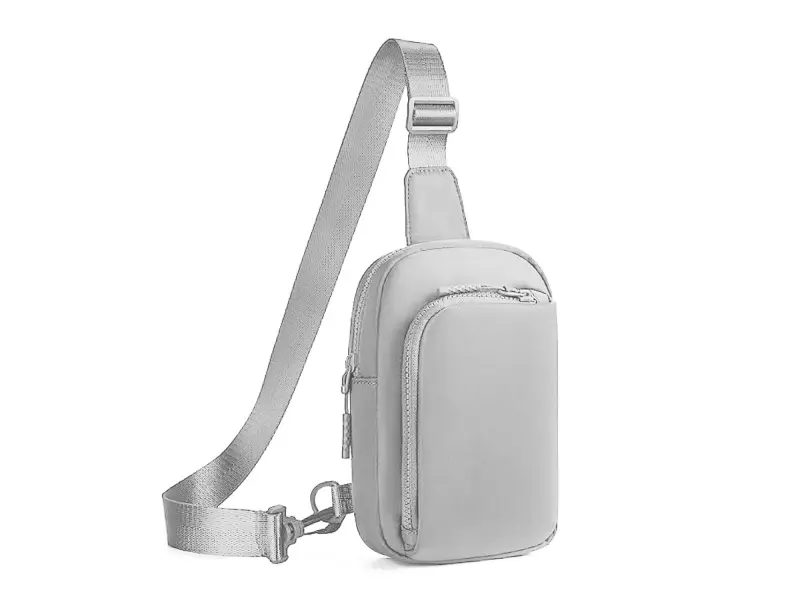 Сива чанта за през гърди - Stiel Сива чанта за през гърди - Stiel