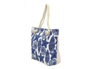 Компактна плажна чанта с морски мотиви