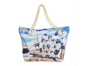 Плажна чанта с кораб Плажна чанта с кораб
