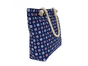 Синя плажна чанта - Arila