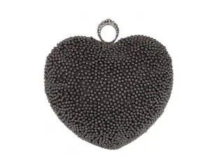 Абитуриентска чанта с перли - сърце