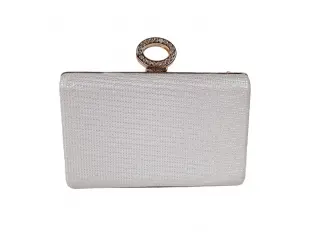 Бяла официална чанта - Nisaq