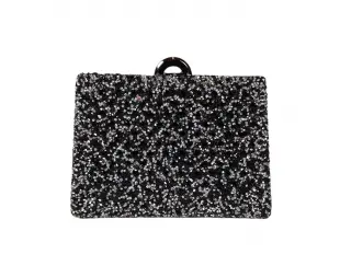 Черна блестяща чанта - Emma Черна блестяща чанта - Emma