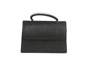 Черна елегантна чанта - Trea