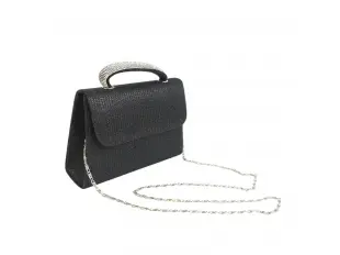 Черна елегантна чанта - Trea