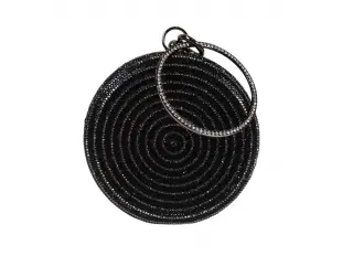 Черна кръгла чанта - Valein Черна кръгла чанта - Valein