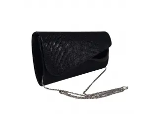 Елегантна черна чанта - Rania