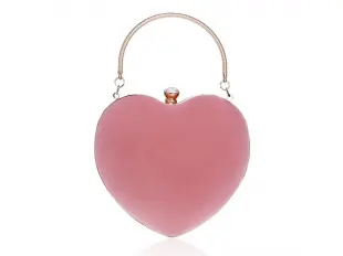 Розова чанта сърце - Penelope