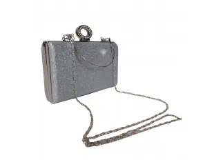 Сребърна елегантна чанта - Nisaq