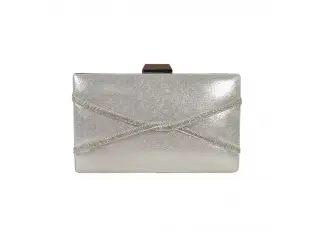 Сребърна официална чанта - Meia