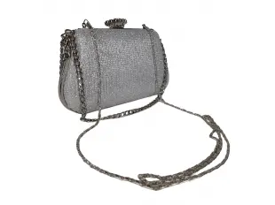 Сребърна официална чанта - Melini