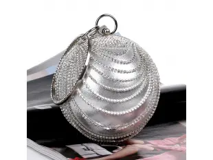 Сребърна сферична чанта - Amaterasu