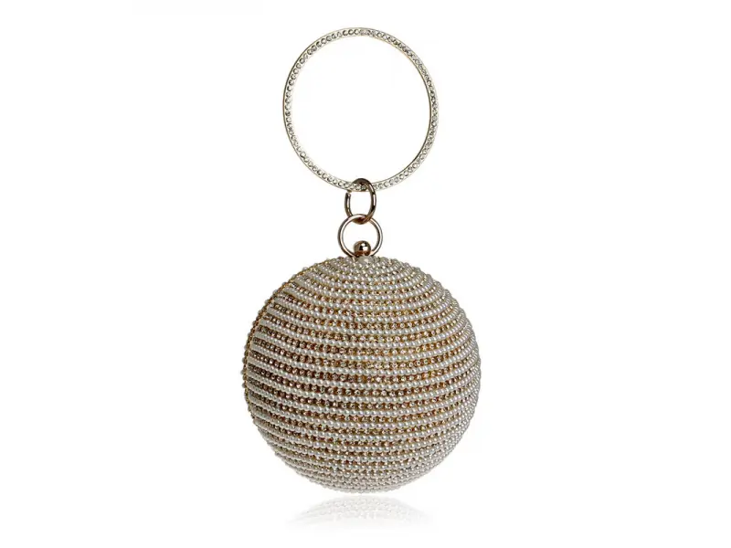 Златна сферична чанта - Lina Златна сферична чанта - Lina