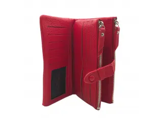 Червено дамско портмоне - Milas