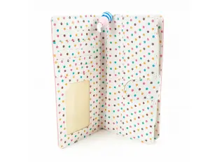 Прасковено голямо портмоне - Somlloh