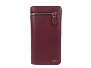 Бордово дамско портмоне - Kasinan