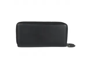 Черно дамско портмоне с два ципа