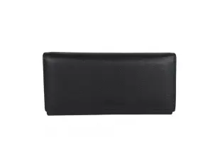 Черно кожено дамско портмоне - Sky