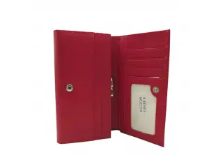 Червено дамско портмоне - Nikolis