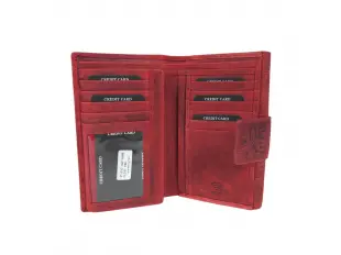 Червено дамско портмоне - Noria