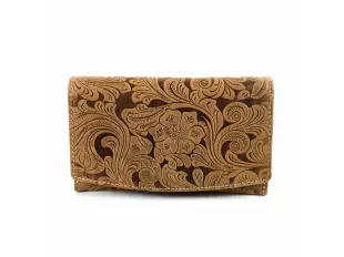 Кафяво дамско портмоне - Nika