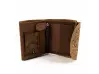 Кафяво малко портмоне - ръчна изработка