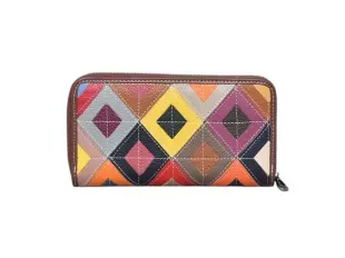 Многоцветно кожено портмоне - Lono