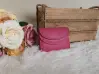 Розово средно портмоне