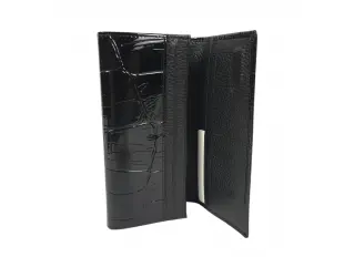 Черно лачено портмоне - Lilibet