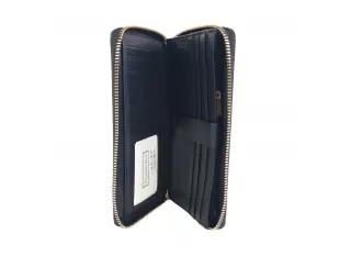 Черно лачено портмоне с пеперуди