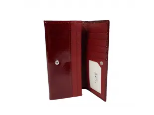 Червено лачено портмоне - Alesa