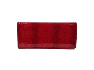 Червено лачено портмоне - Linda