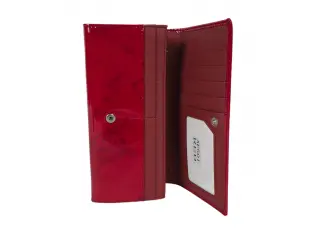 Червено лачено портмоне - Lolian