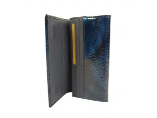 Синьо лачено портмоне - Forina