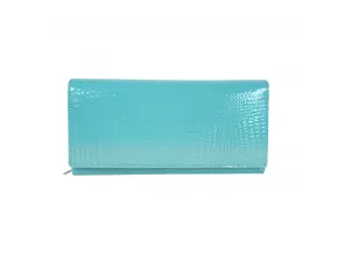 Синьо лачено портмоне - Tedia