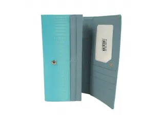 Синьо лачено портмоне - Tedia