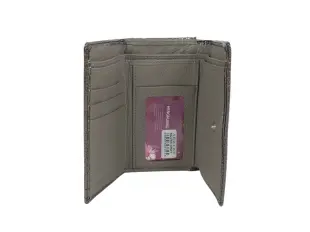 Сребристо средно дамско портмоне