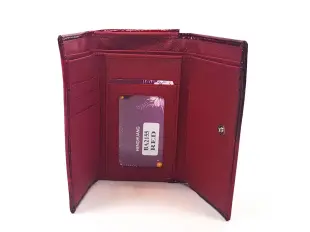 Средно лакирано портмоне - листо