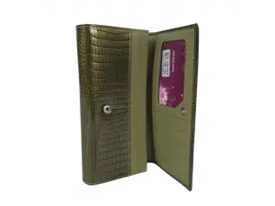 Зелено лачено портмоне - Harima