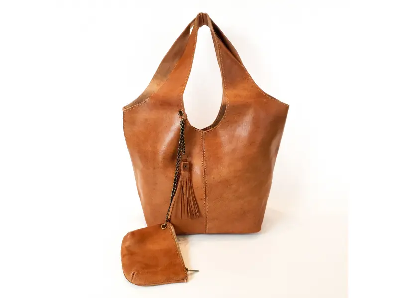 Светло кафява мароканска торба Светло кафява мароканска торба