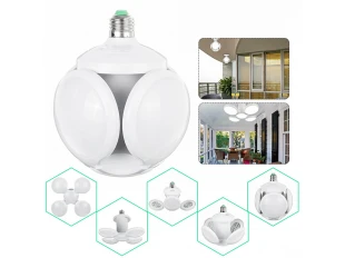 Сгъваема LED лампа с форма на футболна топка 60W, 7200K