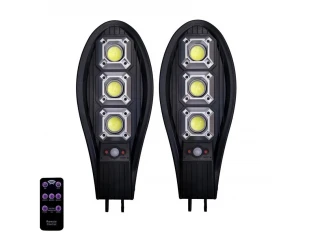 2бр. Соларна LED Лампа 345W IP65 Водоустойчива