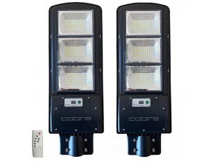 2бр. УЛИЧНА СОЛАРНА ЛАМПА JMK COBRA 450W