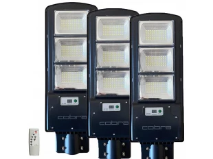 3бр. УЛИЧНА СОЛАРНА ЛАМПА JMK COBRA 450W