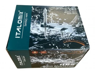 Комплект 2 броя смесител с душ слушалка, маркуч и аксесоари Italomix