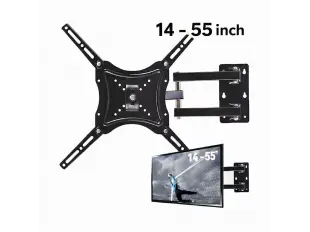 Стойка за телевизор за стена Home Design HDL-117B-2 до 55 инча