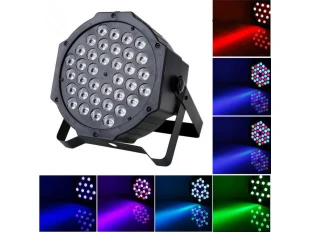 LED Цветен Диско прожектор с 35 диода / Дискотечна лампа