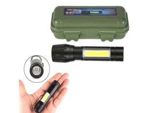 Акумулаторен мини водоустойчив LED фенер с USB зареждане