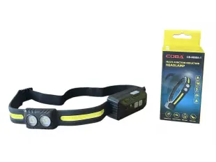 Мощен гумен челник за глава COBA CB-6808A-1 с 2 режима на работа